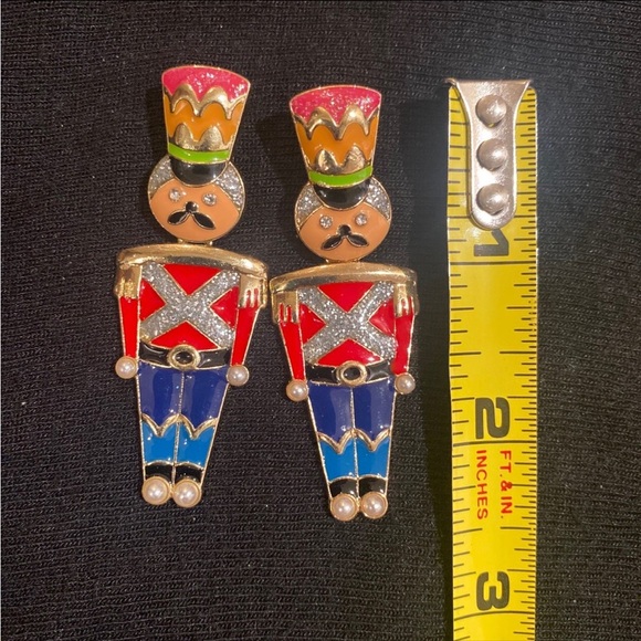 Festive Nutcracker & Gingerbread Earrings - Picture 5 of 9